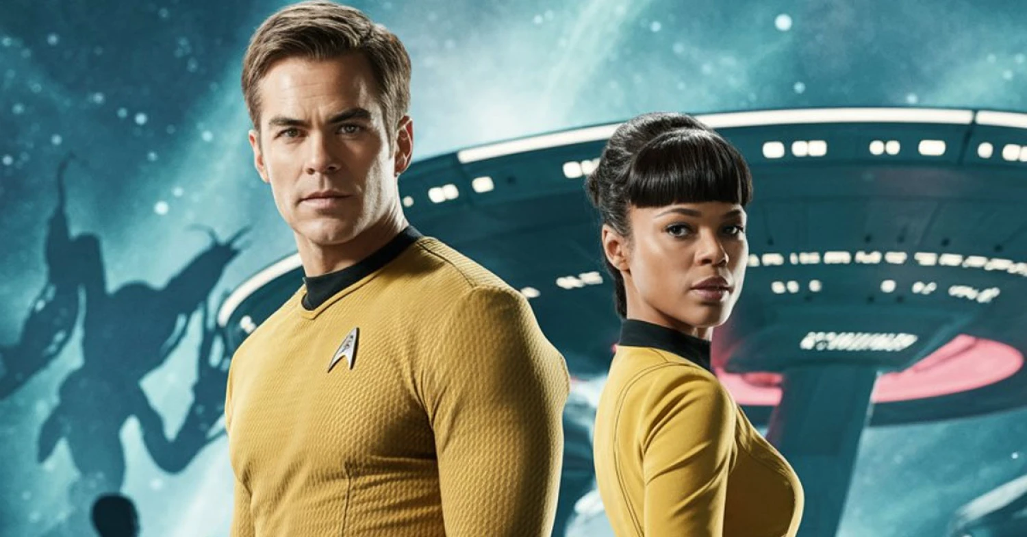 Exciting space sci-fi movie: "Star Trek Beyond"